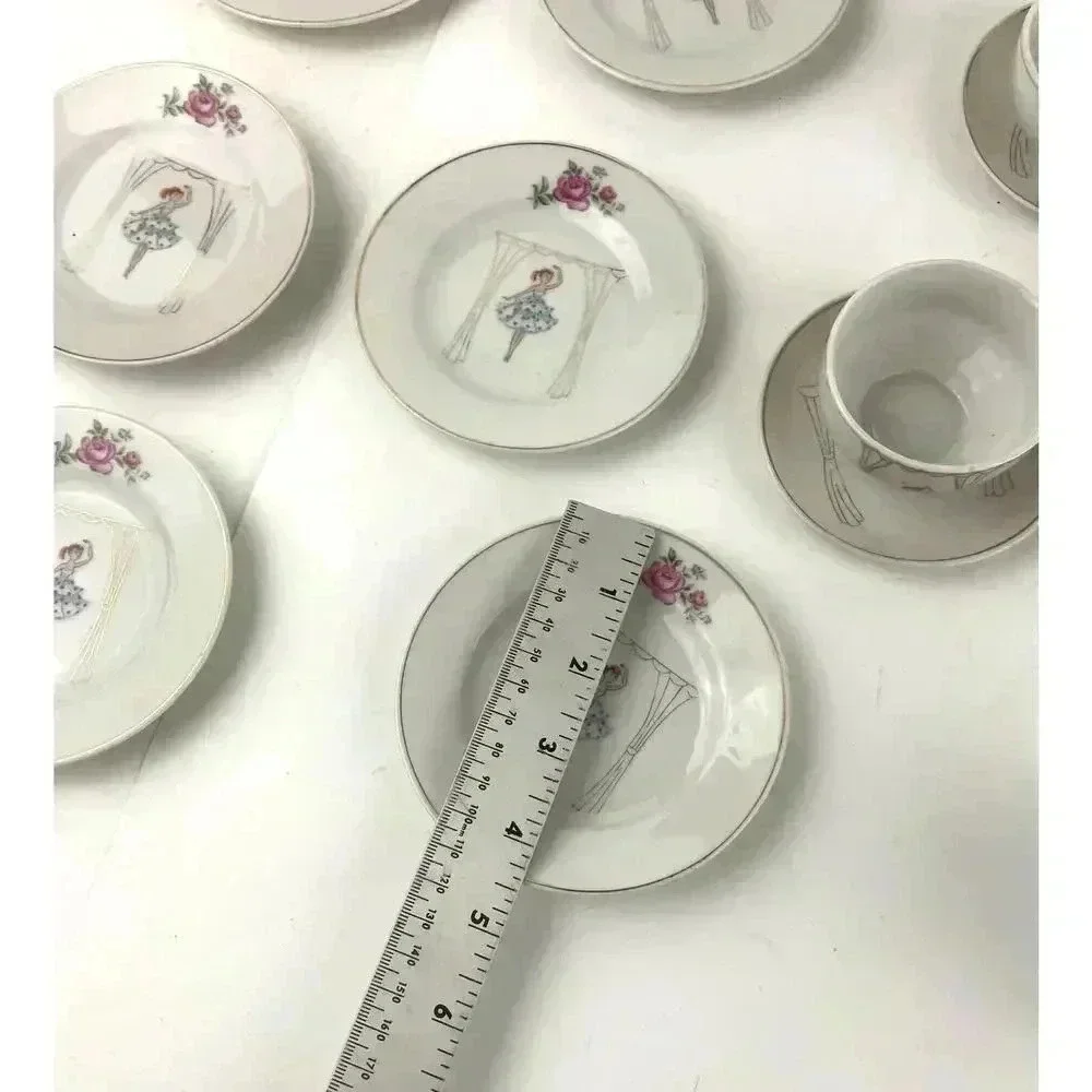 VTG Lot of 17 Child's Tea Set Japan Lady Ballerina Tea Set‎ General IND NY